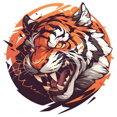 Obraz premium tiger head mascot
