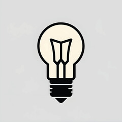 Obraz premium Vector of a light bulb.
