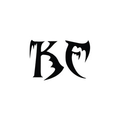 KE monogram logo design letter text name symbol monochrome logotype alphabet character simple logo