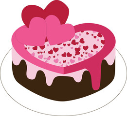 Valentine's day cake