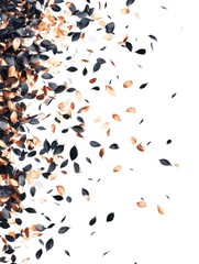 Fototapeta premium Flying autumn leaves