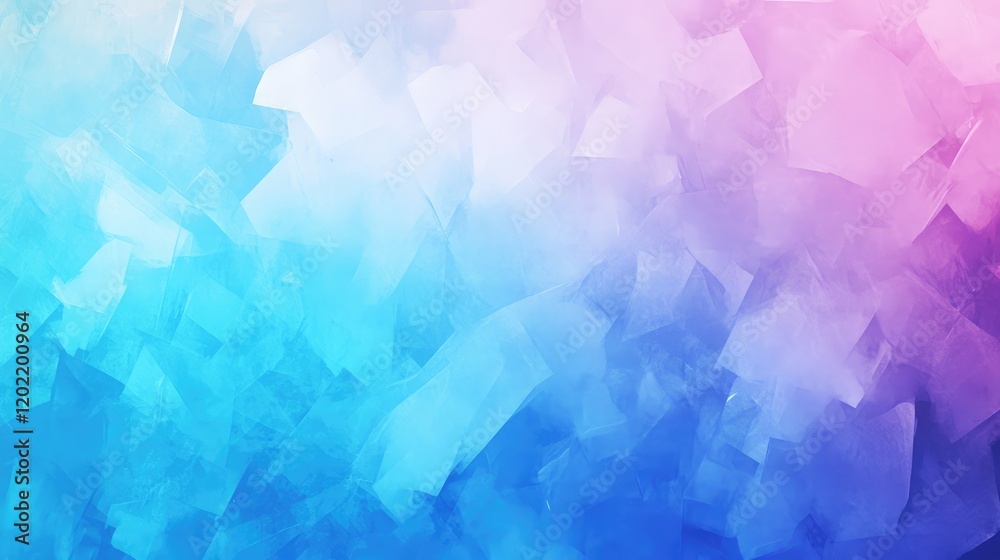 Leinwandbilder Blue and pink abstract texture background with soft gradients and blurred shapes suitable for various design purposes Copy Space