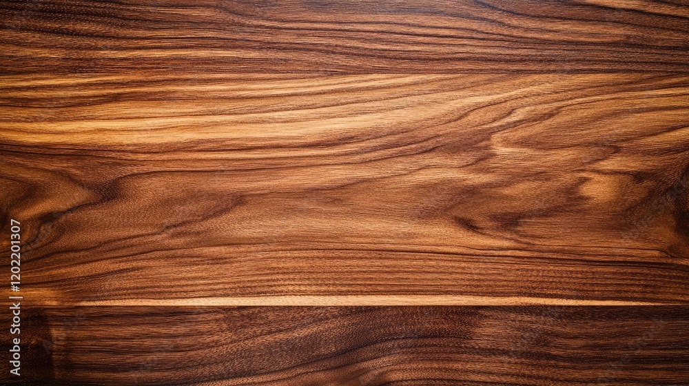 Poster Dark brown wooden texture with natural grain patterns and smooth finish ideal for backgrounds Copy Space