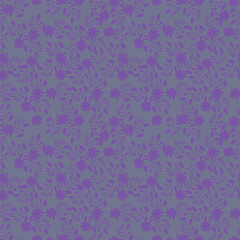 Vector illustration of a seamless floral pattern with spring flowers. Lovely floral background in sweet colors