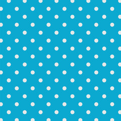 Blue Sea Polkadots Pattern Background