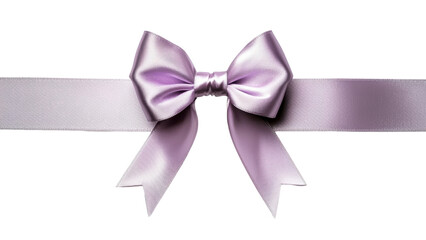 beautiful purple satin bow tied on ribbon, perfect for gifts