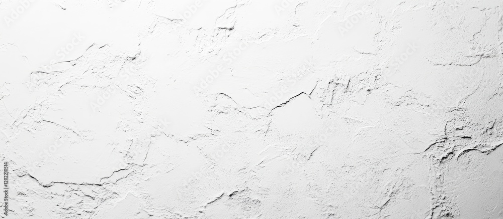 Poster white textured plaster wall with uneven surface and fine detailing copy space