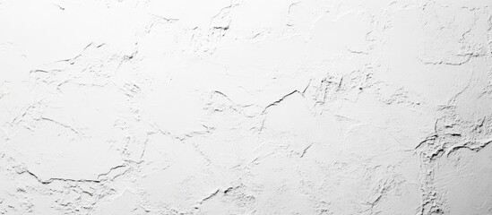 Obraz premium White textured plaster wall with uneven surface and fine detailing Copy Space
