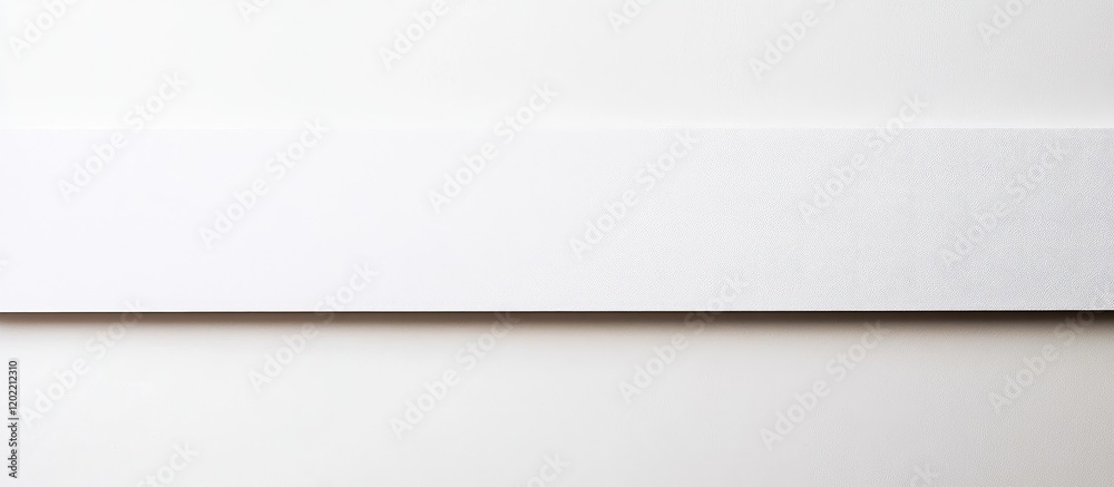 Fototapete Minimalist white background with subtle gradient and horizontal line for design use Copy Space