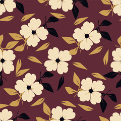 Seamless pattern texture vector for print textile designs