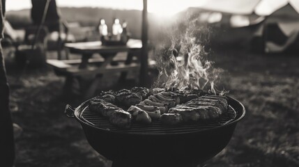 Outdoor BBQ and Hot Dogs
