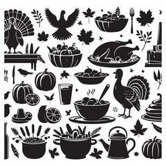 thanksgiving silhouette