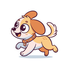 dog running sport doodle icons in kawaii vector format. These cute and energetic illustrations are perfect for adding a playful, whimsical touch to your design projects.