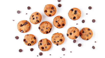 Obraz premium chocolate chip cookies