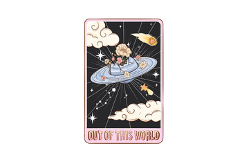 Out of this World, Celestial PNG Sublimation Design