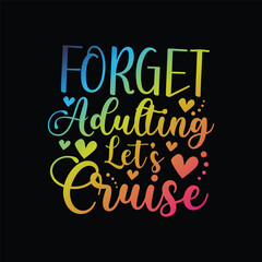 Family Vacation t shirt design, Vacation t shirt design, Cruise t shirt, This design is ideal for prints, t-shirt, mug, poster, and many other tasks, Sail ship anchor, t-shirt print. Sea cruise vector
