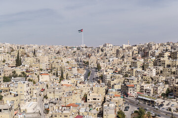 View of Amman from the Amman Citadel, Jordan