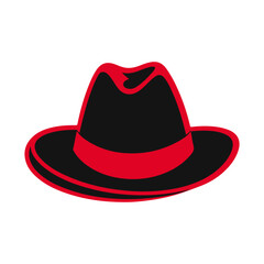 Bold hat vector art