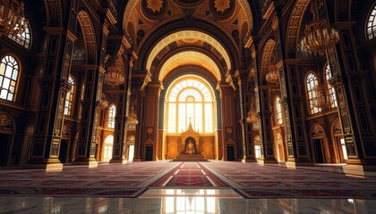 Fototapeta premium Interior of the Holy Trinity Cathedral and St John the Baptist Cathedral in Prague
