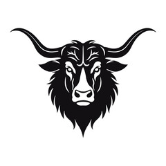 Bull head vector
