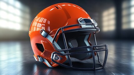 Fototapeta premium Bold football helmet art vibrant professional design for enthusiast projects