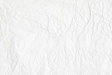 Crumpled white paper texture macro closeup