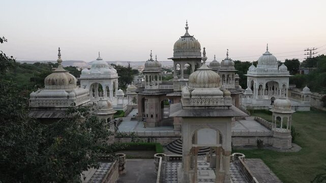 Gaitore Ki Chhatriyan cenotaph, Rajasthan, Jaipur, India