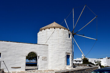 Greece, Paros Island, Windmill