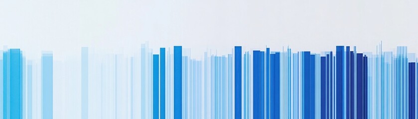 Obraz premium Abstract blue lines create a modern and artistic background for various design themes.
