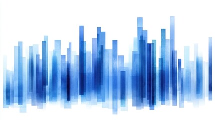 Fototapeta premium Abstract blue vertical lines creating a modern artistic background for various designs.