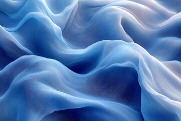 Fototapeta premium Abstract Blue Wave Pattern Texture Design