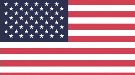 American flag with a white border and green arrow pointing to its center, displayed on a dark blue gradient background.