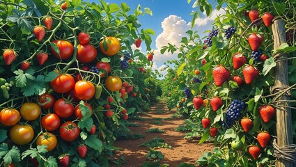 christmas tree with red balls