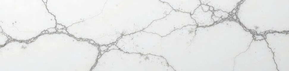 Fototapeta premium Deep gouges mar pristine white marble; surface shows heavy wear and tear , damage, ruined