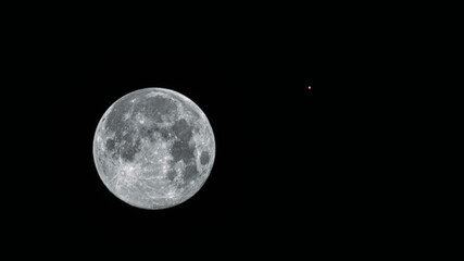 Mars and the Moon