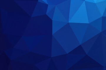 Obraz premium Deep navy blue abstract background, multifaceted polygons, sharp lines , futuristic, art