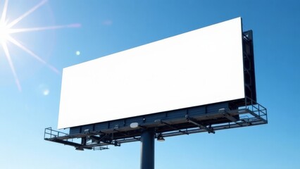 Obraz premium Billboard with space for advertising.