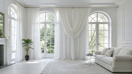 Fototapeta premium modern living interior