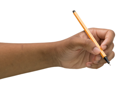 hand holding a pen, Transparency - mão segurando uma caneta, transparência