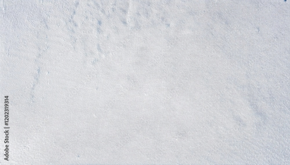 Poster textured close-up of pristine white snow surface with delicate crystalline patterns, perfect for win