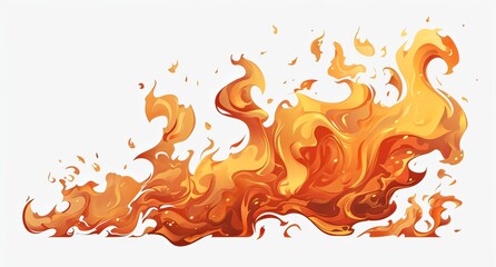 Fire Texture with Flame Element 