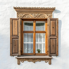 Charming House Window Design