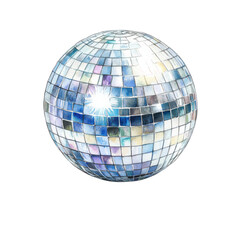 Disco Ball Clipart Vector Illustration - Retro Party Vibes