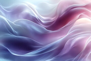 Obraz premium Abstract flowing fabric with pastel colors and soft textures