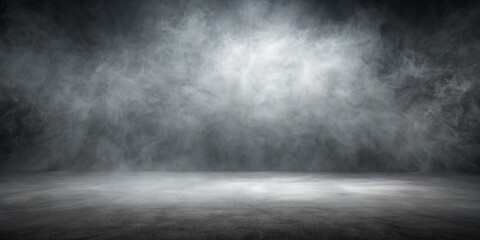 Gray photo backdrop with soft misty texture, dark and mysterious, ideal for creative and artistic photography.

