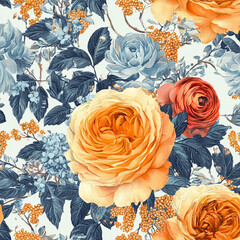 Lily Flower Pattern Design