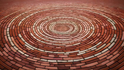 Fototapeta premium radial stripes on bricks history
