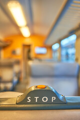 Train Stop Button – Public Transport, Emergency, Seat Call, Railway, Travel, Europe