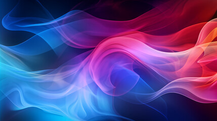 Obraz premium background with multicolor waving smoke