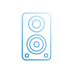 Speaker vector icon stock illustration
